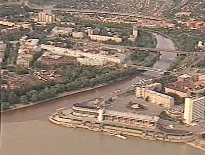 Irtysh river, Om' river & river passenger port