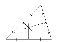 Свойства серединных перпендикуляров треугольника